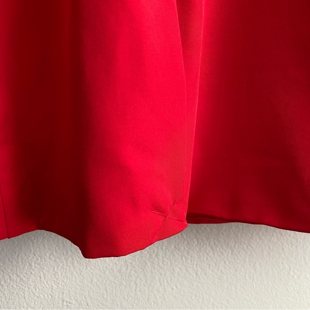 Bailey 44 Red Blazer Office Tailored Event Party Bold Holiday Grunge Christmas M - Picture 5 of 6